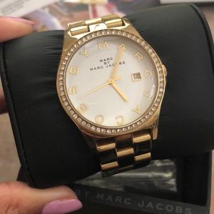Marc Jacobs Gold Bezel Watch